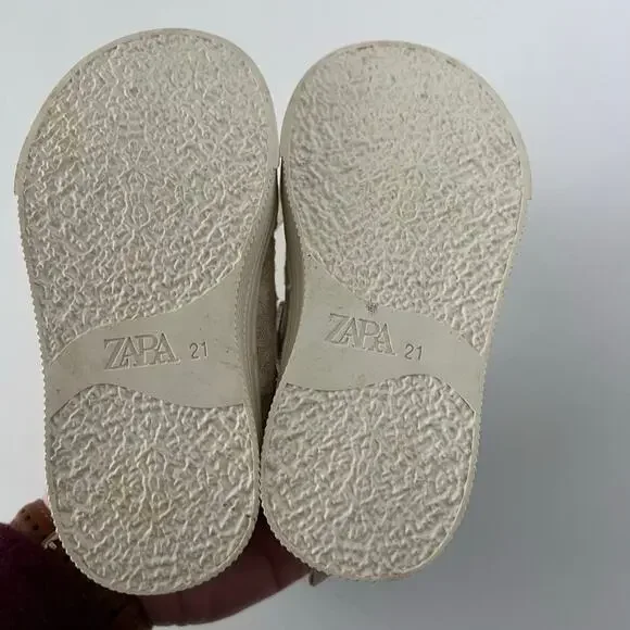 Zara embroidered sneakers